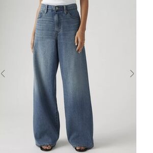 Levi's Premium Xl Baggy Straight Linen+ Denim Jeans, Size 31